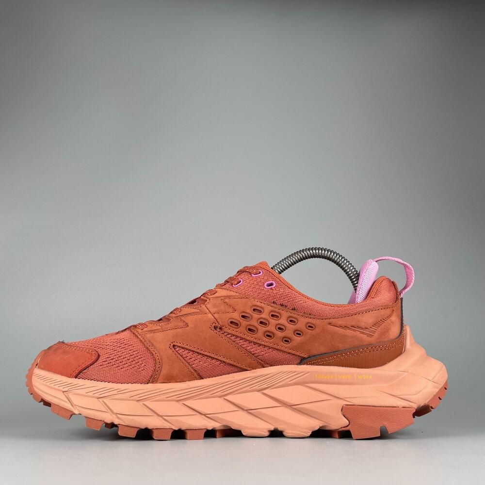 Hoka One One Women's Rust Pink Athletic Shoes - Picture 7 of 9